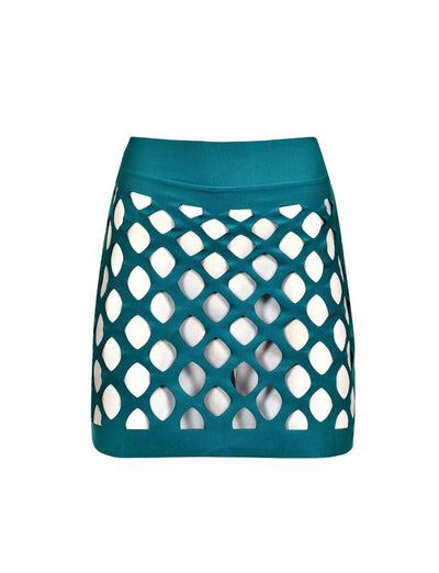 Falda Celina Turqui