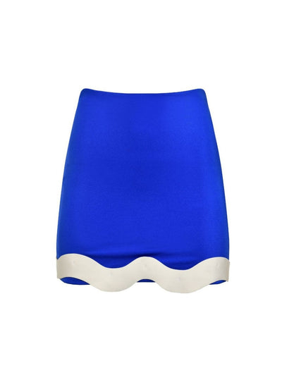 Falda Olivine Blue