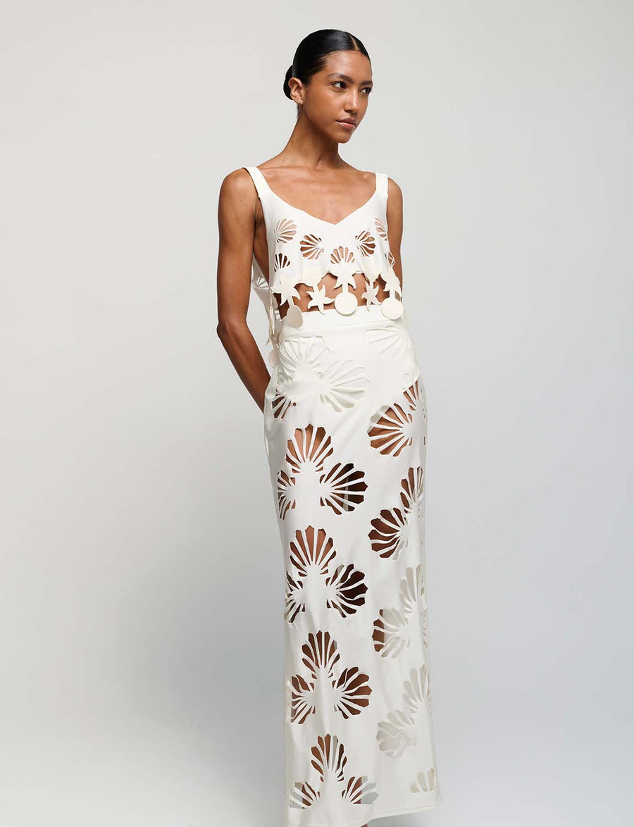 Crop Top Shell my Mini White