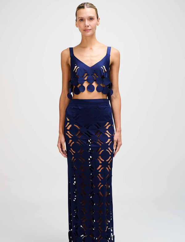 Crop Top Bora Navy