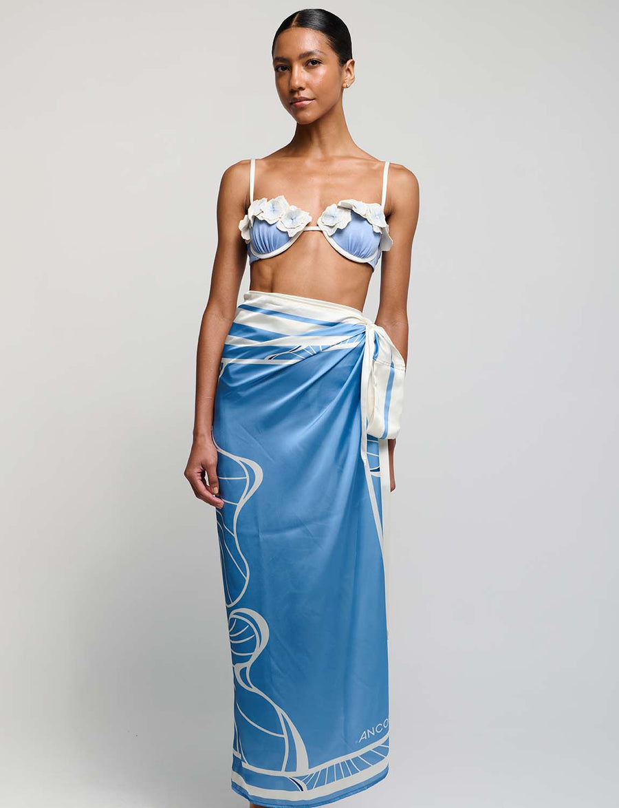 Pareo Mother Pearl blue