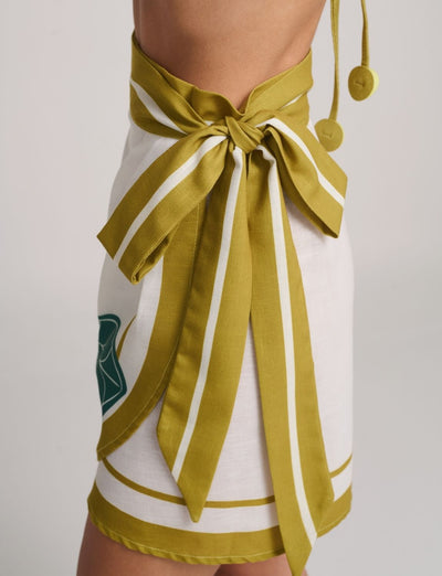 Falda Savira Dark Yellow