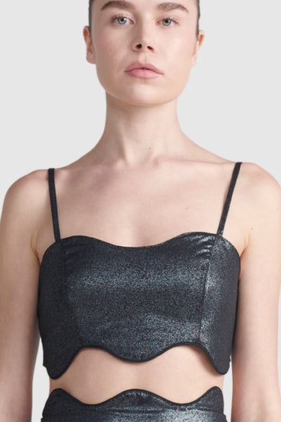 Crop Top The Meadow Black