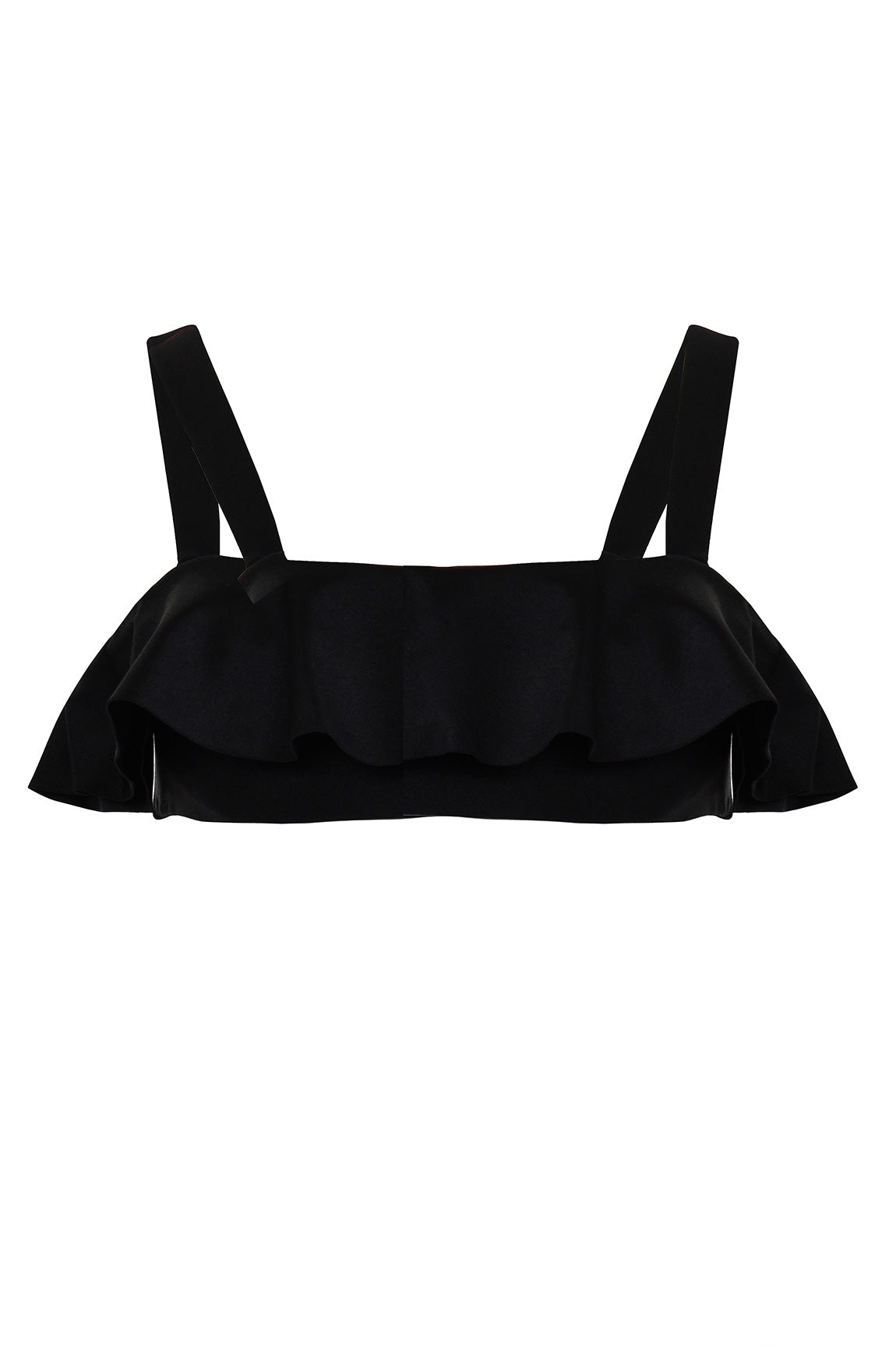 Top The Classy Ruffle Black