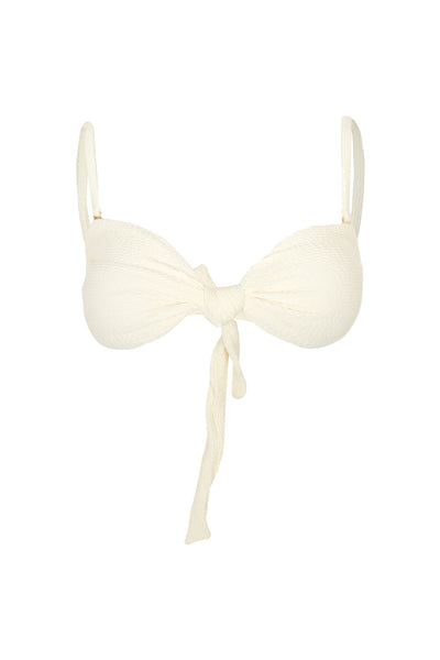 Top The Nudo Scrunchie Ivory