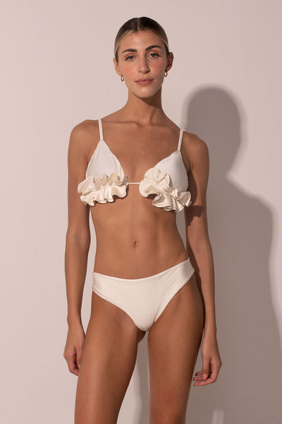 Top The Ruffle Darling Ivory