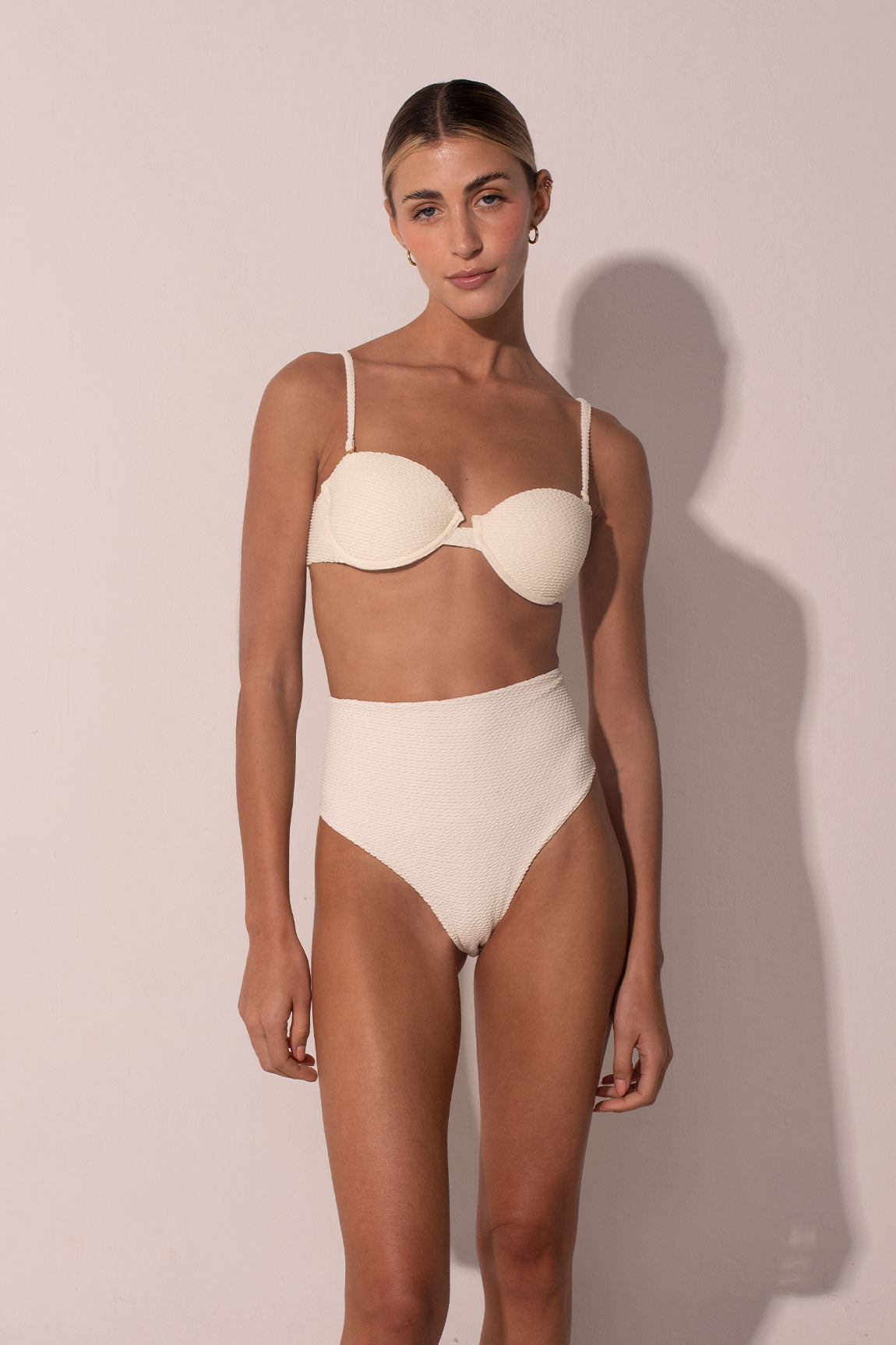 Top The Balconette Scrunchie Ivory