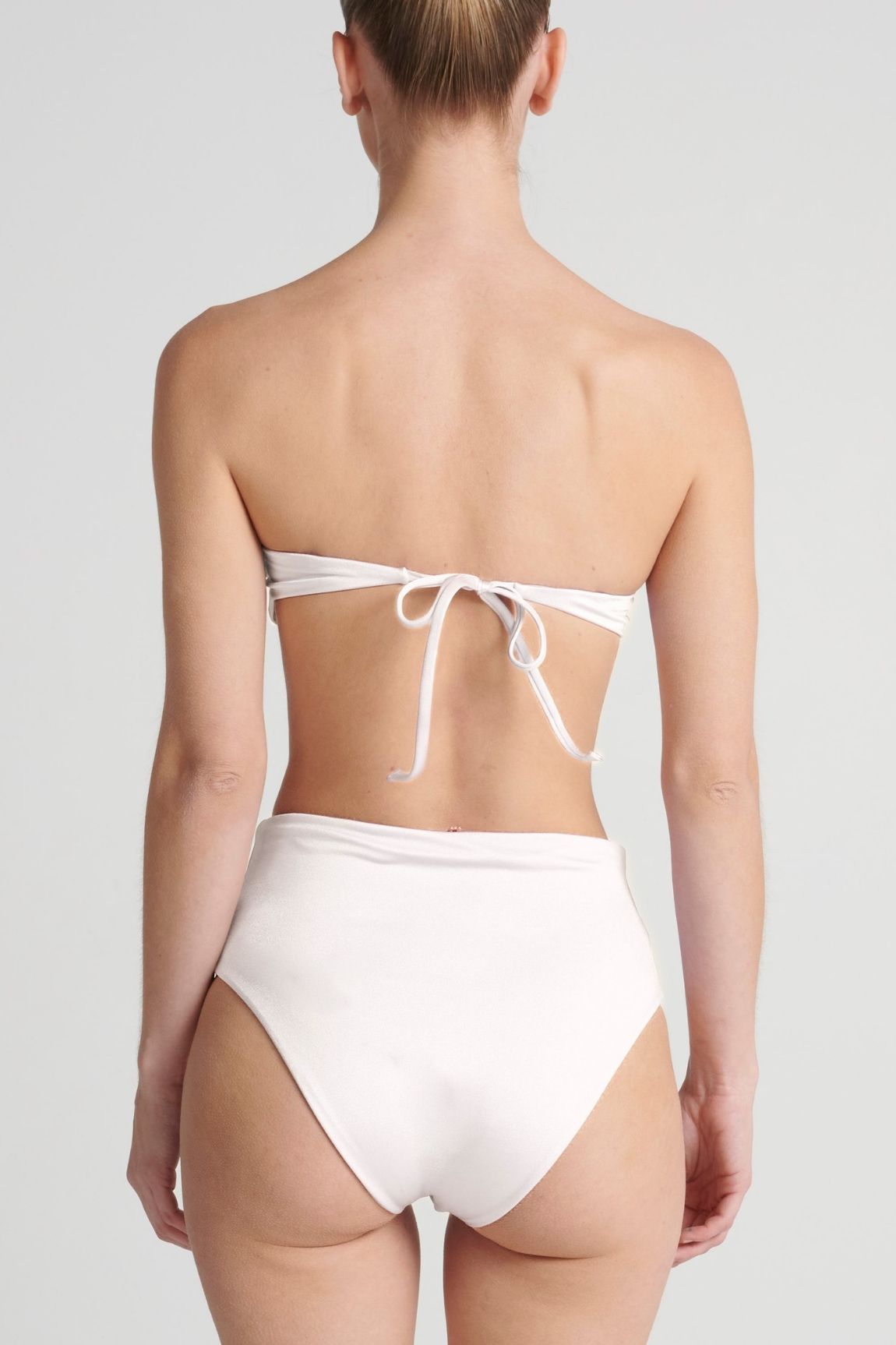 Bottom High Waist Thalamos Ivory
