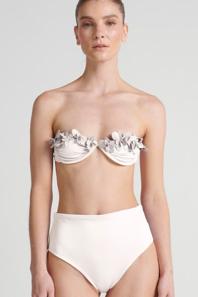 Bottom High Waist Thalamos Ivory