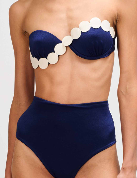 Bottom High Waist Corfú Navy