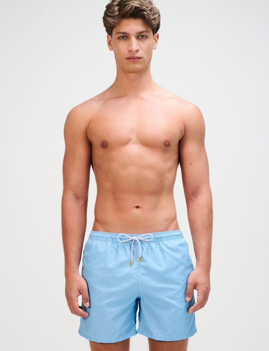 Pantaloneta The Deco Basic Baby Blue