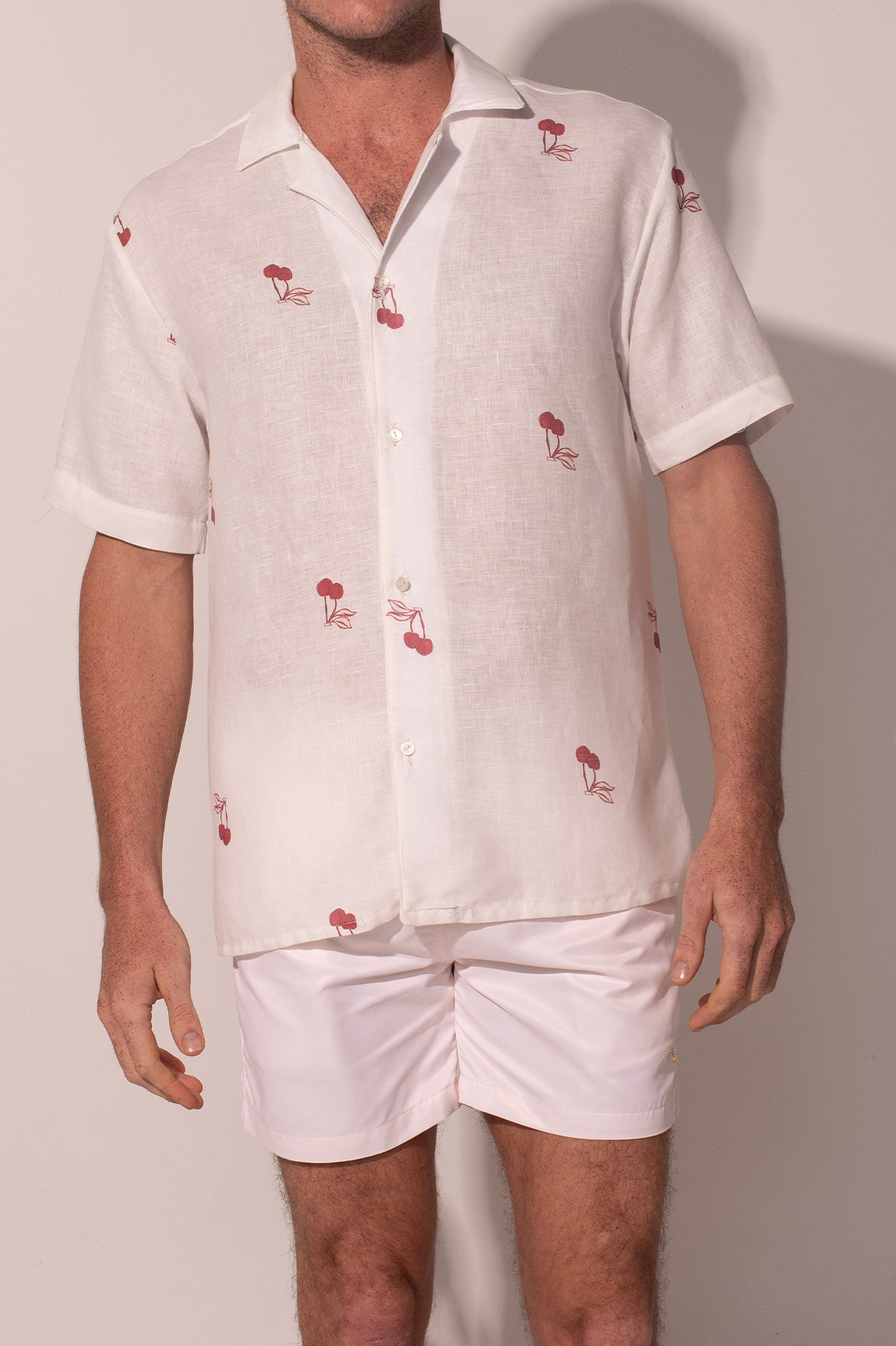 Camisa A Cherry On Top Men Linen