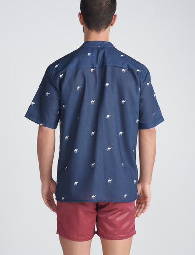 Camisa Nocturnal caller linen