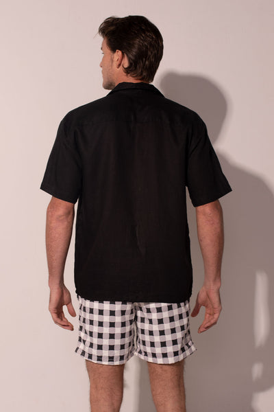 Camisa The Black Resort Men Linen