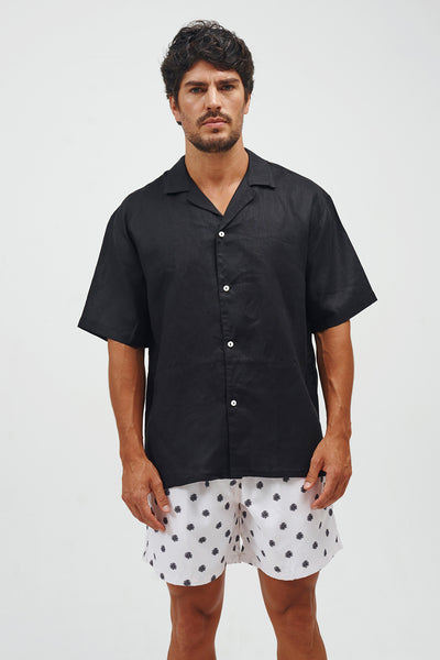 Camisa The Black Resort Men Linen