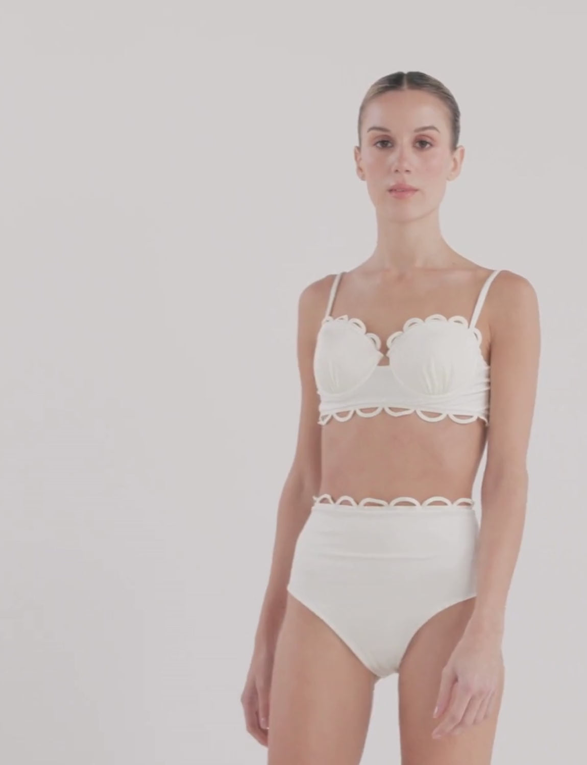 Bottom High Waist Nacaré Ivory
