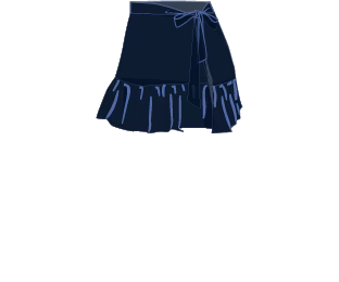 Ruffle Mini Skirt