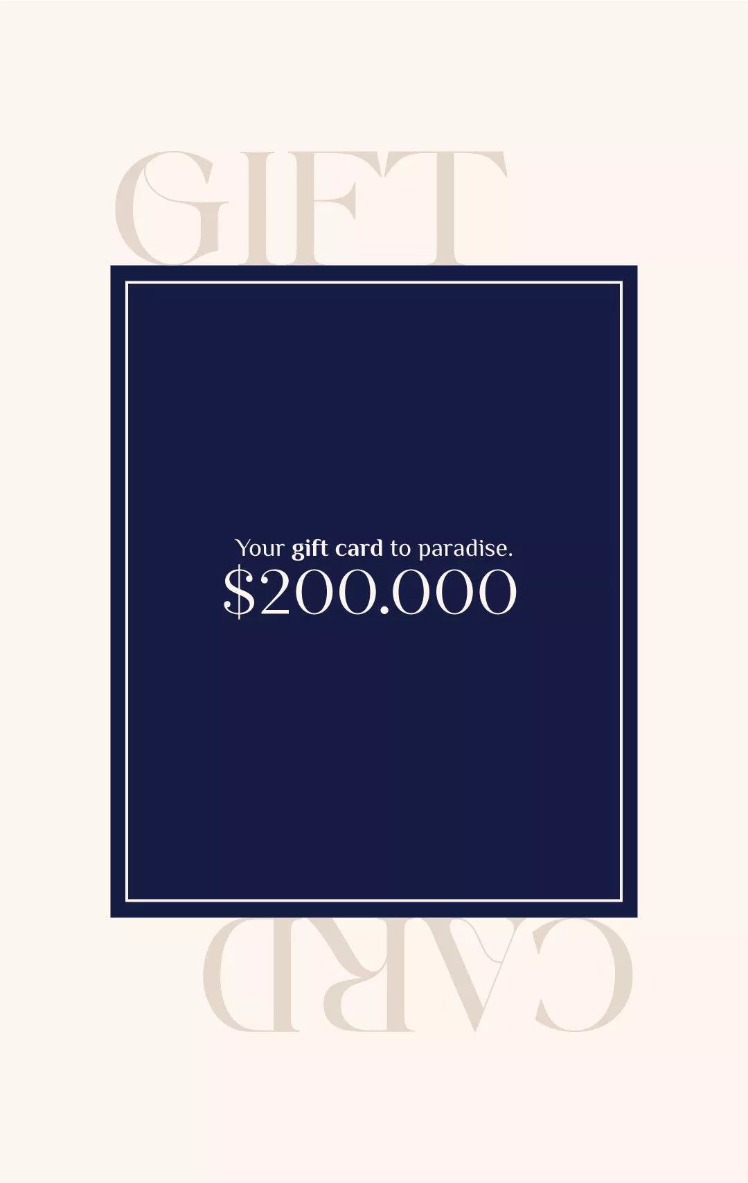 Tarjeta Regalo | COP 200,000.00 | Tienda Oficial Online Swimwear ...